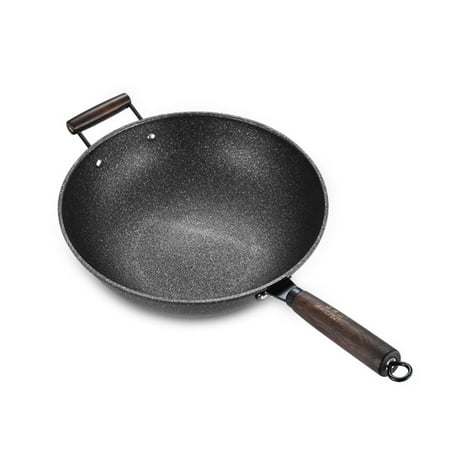 

Nonstick Frying Pan Metal Fry Pan with Wooden Handle Kitchen Utensil Cookware Frying Pan Nonstick metal wooden handle convenient cooking frying 32cm
