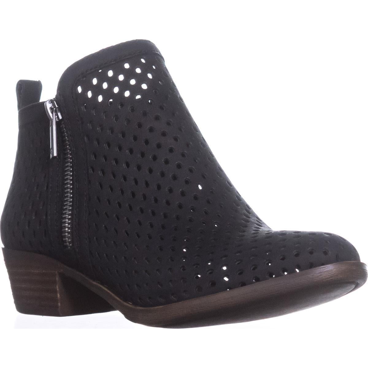 lucky brand booties perforated