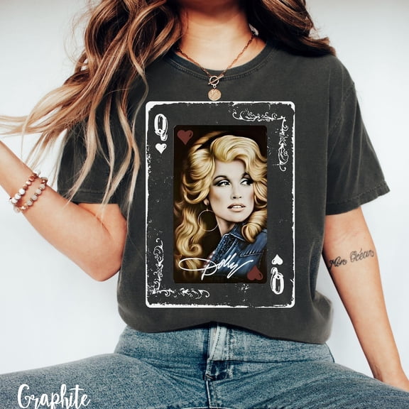 Dolly Signature Country Queen Vintage Graphic Shirt, Retro Country Music T Shirt, Dollywood Fan Tshirt, Dolly Forever Shirt