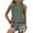 Green, variant on Tank Tops for Women Sleeveless Eyelet Shirts High Crew Neck Cute Summer Loose Fit Top Women Camisole Active Women Top 4 Set Crop Top Fitted Womens Top Athletic Ladies Top Women Running 2x Tunic