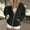 Black, variant on Kilaqueen Full Zip Up Hoodie for Women Athletic Long Sleeve Hooded Sweatshirts with Pockets Soft Comfort Jacket Loose Fitness Coat for Women
