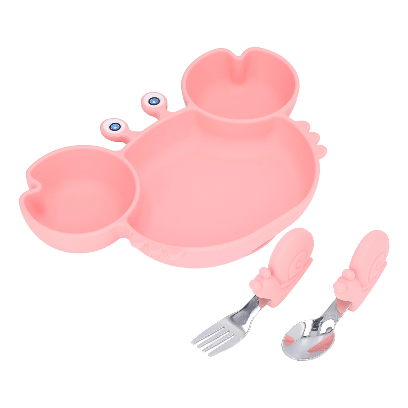 🍽️ Plato Dividido Bluey 3 Secciones – Azul Para Niños Y Niños Pequeños (Desayuno Infantil)