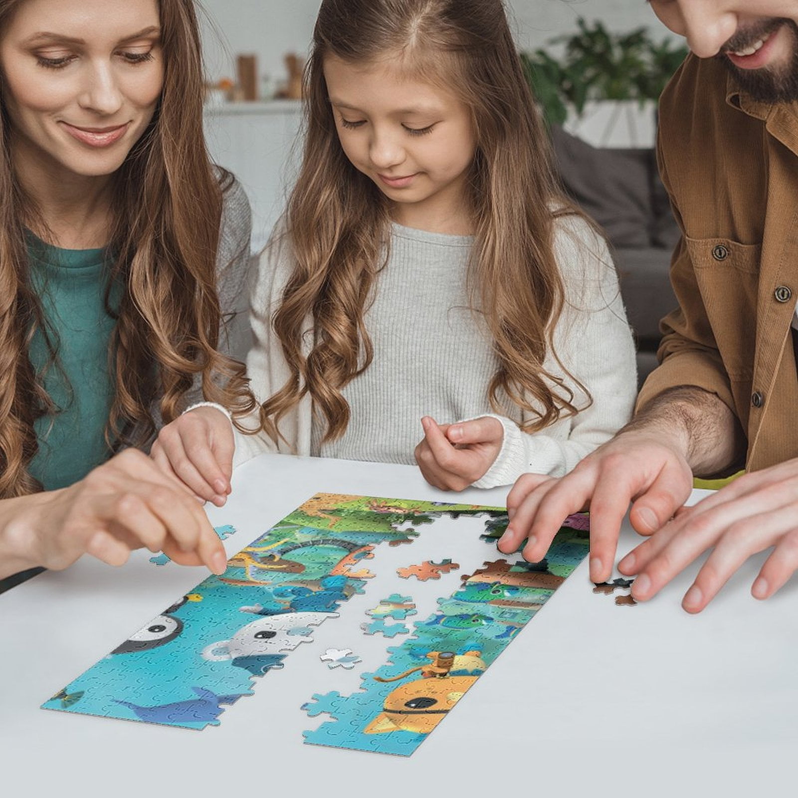 The Octonauts Jigsaw Puzzle, Wood Puzzles Adult, 200 PCS Jigsaw