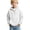 White, variant on Boys Quarter Zip Hoodies Waffle Knit Kids Long Sleeve Hooded Sweatshirts Teens Pullover Tops Clothes Boys Lightweight Jacket