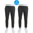 thumbnail image 1 of Men's Soft-Fleece Joggers With Zipper Pockets (2-Pack), 1 of 4