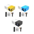 thumbnail image 4 of Inteprter Práctico proyector 1000 lúmenes Audio portátil USB LED proyectores pequeño 1080P Home Media Player Multi interfaz Electrónica Negro Enchufe de la UE, 4 of 6