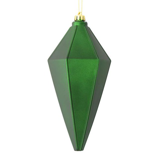 Vickerman M183024M 7 in. Emerald Matte Lantern Christmas Ornament 4 per Bag