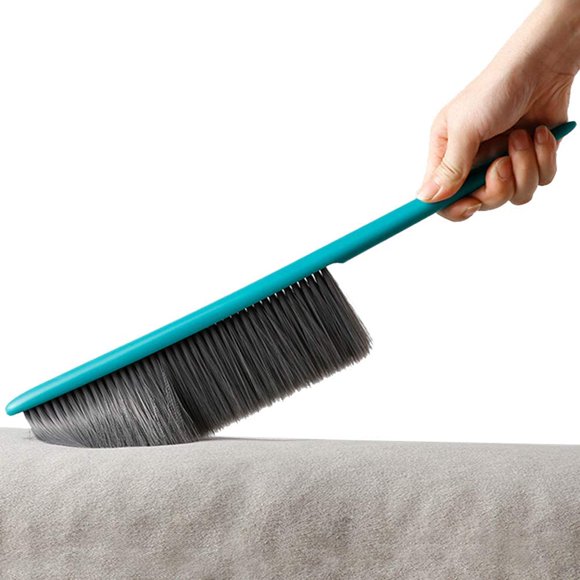 Soft Utility Cleaning Brush Counter Duster for Couch, Sofa, Table, Chair, Bed, Car, Cloth with Multicolor Handle and Soft Microfiber Bristles