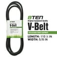 thumbnail image 3 of 8TEN Belt PTO Clutch Kit for MTD Cub Cadet 2518-44 2518-48 754-3068 MK1006378, 3 of 9
