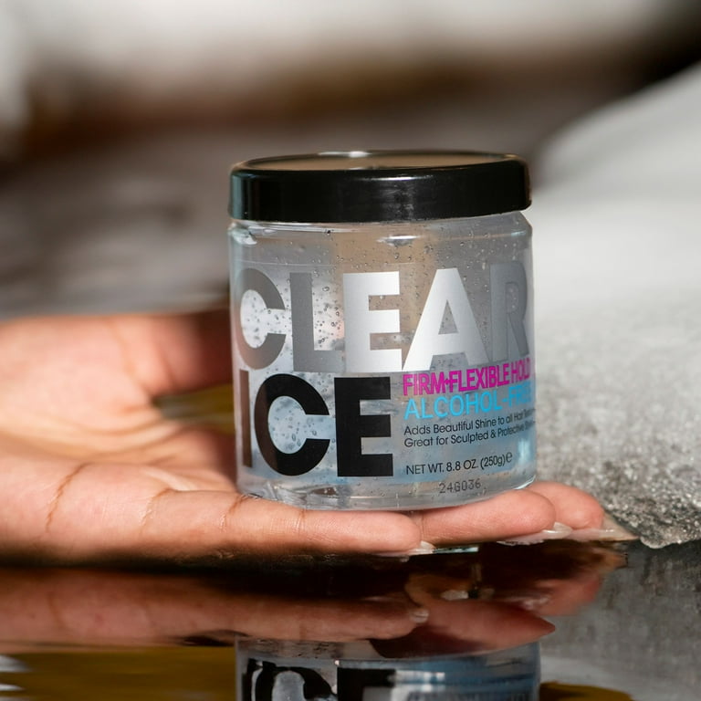 2 pack) Ampro Clear Ice® Ultra Hold Protein Unisex Styling Gel for