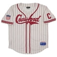 thumbnail image 2 of Men's Rings & Crwns #17 Cream Pittsburgh Crawfords Mesh Button-Down Replica Jersey, 2 of 3