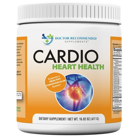 Doctor Recommended Cardio Heart Health L-Arginine Supplement with L-Citrulline & Multivitamins, 30