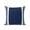 Blue, White, Indigo, variant on 1 Pack Outdoor Throw Pillow, Farmhouse Black Waterproof Pillow with Insert Included, Aesthetic Modern Line Striped Decorative Accent Cushion Sofa Pillows for Patio Porch, 16 x 16 In