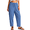 Blue, variant on Pants for Women Wide Leg Khaki Linen Pants Summer Casual Flowy Pants with Pocket,XS-XL