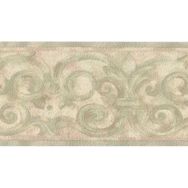 879363 Architectural Scroll Wallpaper Border