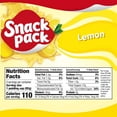 thumbnail image 2 of Snack Pack Lemon Flavored Pudding, 4 Count Pudding Cups, (Pack of 2), 2 of 8