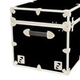 thumbnail image 3 of Rhino Trunk & Case XXL Leather Embossed Vinyl Trunk, College, Home & Office Storage 36"x18"x18" (Black), 3 of 5