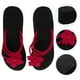 thumbnail image 5 of Tacones altos Plataforma Zapatillas Moda Chanclas Pendiente antideslizante Resort Beach Sandalias anudadas rojas para mujer (talla 39), 5 of 5