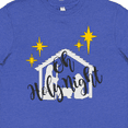 thumbnail image 4 of Inktastic Oh Holy Night Christmas Nativity with Yellow Stars Youth T-Shirt, 4 of 5