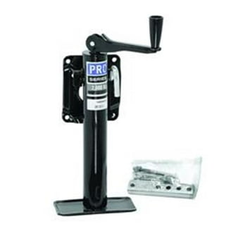 Bulldog 5000 Lb Lift Sidewind Swivel Square Tube Trailer Jack, 15