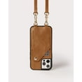 thumbnail image 3 of Holstere Smooth Tan Genuine Leather iPhone Case Crossbody Purse - iPhone 12 / 12 Pro, 3 of 5