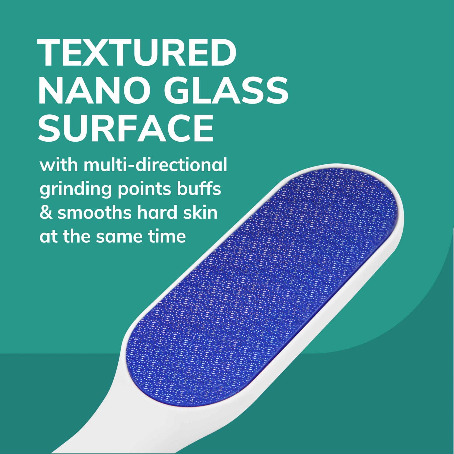 (3 pack) Dr. Scholl's Hard Skin Remover Nano Glass Foot File Foot Callus Remover for Soft Smooth Feet