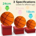 thumbnail image 5 of MODANU 9.4 inch Silent Basketball, 2025 Upgrade Quiet Basketball Indoor, Foam Indoor Dribbling Training Ball, Uncoated High-Density, Mute High-Resilience Safe Soft Lightweight, 5 of 6