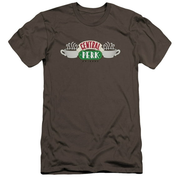 Friends - Central Perk Logo - Premium Slim Fit Short Sleeve Shirt - Small