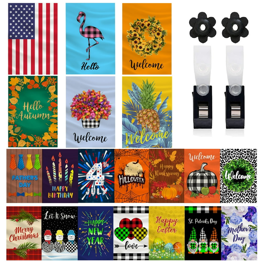 Seasonal Flag Set