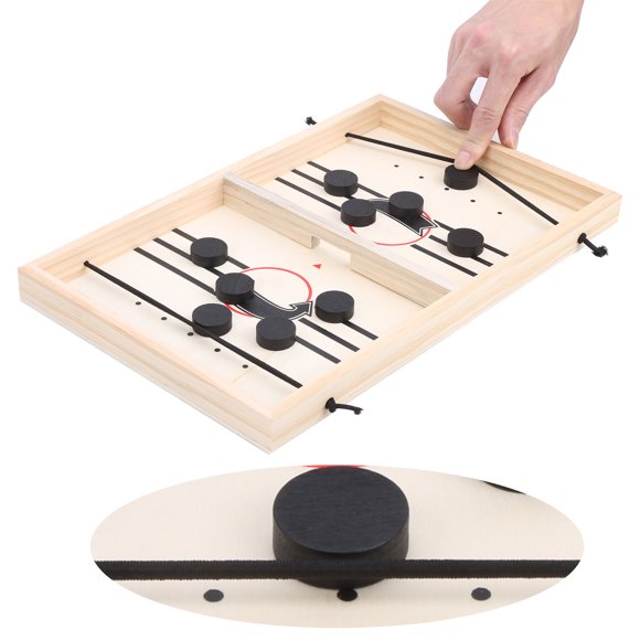 Wingspan Jeu de Société, Jeu de Rondelle à Sangle Cadre en Bois Massif Beau et Durable Léger Facile à Transporter 13.8 X 8.7 X 1 Po pour Maternelle pour Famille