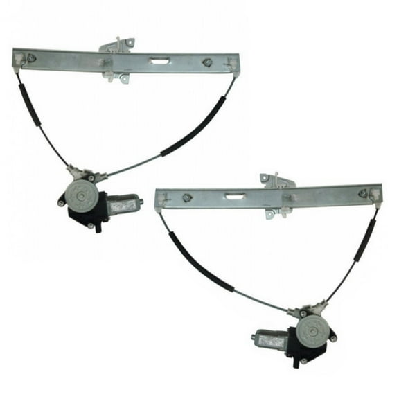 For Ford Escape 2008 09 10 11 2012 Window Regulator Assembly Driver and Passenger Side | Pair | Front | Hybrid | Power | Cable | Replacement For FO1350170, FO1351170 | AL8Z7823201A, AL8Z7823200A