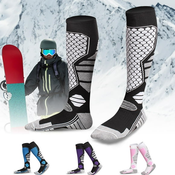 Sentmoon Men's Socks Cotton Socks Men's and Women's Ski Socks - Thickened Warm Winter Socks -wicking Odor-high-top Suitable for Snowboarding Skiing and Outdoor Sports