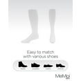 thumbnail image 6 of MeMoi Men's Bamboo Blend Solid Ribbed Crew Socks - Mens - Male (10-13, White), 6 of 8