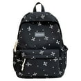 thumbnail image 3 of CoreLiving Women's Preppy Bow Backpack, 16.5 Inch Casual Laptop Bag for Work Travel, Aesthetic Daypack Hiking Rucksack Shoulder Bookbag, Black, 3 of 6