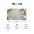 thumbnail image 4 of FJPT Non Slip Flannel Floor Mat Kitchen Mat Floral Design For Bathroom Kitchen Bedroom Decor 31.5x19.7 inch, 4 of 5