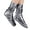 Grey, variant on Socks for Women Men LSQii Fashion Reflective Solid Color Crew Socks Business Mid Tube Stockings Everyday Wear Comfortable Silver