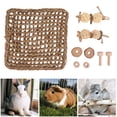 thumbnail image 4 of Pet Seagrass Mat, Rabbits Bite Mat Decorative Toxic Free  for Guinea Pig for Bunny, 4 of 7