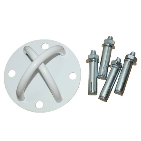 

QILIN Ceiling Hook Easy Installation High Strength Strong Bearing Capacity Non-slip Wear-resistant Fixed Gymnastic Accessory Yoga Swing Ceiling Mount Bracket for Home