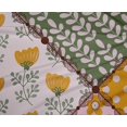 thumbnail image 5 of oneOone Polyester Spandex Mustard Yellow Fabric Florals Dress Material Fabric Print Fabric By The Yard 56 Inch Wide, 5 of 6