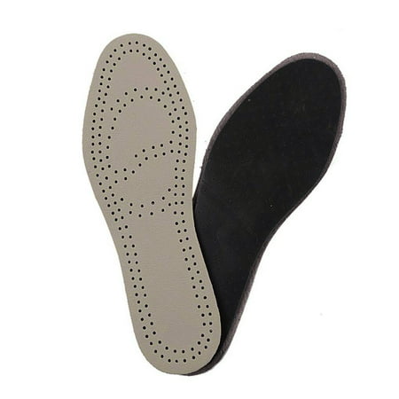 

Aoanydony Leather Shoe Insole Men Women Spring Shock-absorbent Deodorizing Portable Insoles Running Exercising Sports Accessories 41-42