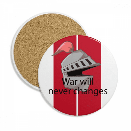 

War Will Never Changes Art Deco Fashion Coaster Cup Mug Tabletop Protection Absorbent Stone