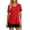 Red, variant on Feancey Athletic Sun Shirts for Women UPF 50 Short Sleeve V Neck Workout Tops Summer Lightweight Quick Dry Running T-Shirts Blue L