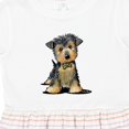 thumbnail image 4 of Inktastic Little Gent Yorkie Girls Toddler Dress, 4 of 5