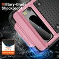 thumbnail image 3 of Dteck Shockproof for Google Pixel 8 Pro Case Military Grade Drop Tested Heavy Duty 3 in 1 Hybrid Hard Back & Soft Edge Slim Protective Case,pink, 3 of 7