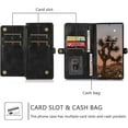 thumbnail image 3 of HCTian Magnetic Case for Samsung Galaxy S25 Ultra/S25 Plus/S25,Detachable Wallet Leather Cell Phone Case Camera Protection Card Slot Soft TPU Bumper Cover, 3 of 8