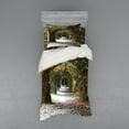 thumbnail image 2 of Ambesonne Antique Bedding Set 4 Pcs, Medieval Tunnel, Queen, Grey Red, 2 of 3