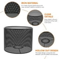 thumbnail image 3 of Miangastore Black Iron Lampshade for Decor Simple Modern Design with Warm Atmosphere 1 Piece, 3 of 8
