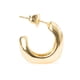 thumbnail image 2 of Aretes Coqueta Broquel Abierto Ametrinaa 10mm Chapa de oro 18k EASM0015, 2 of 5