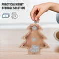 thumbnail image 3 of LABELEPH 1Pcs 7.07X7.07X1.18In Money Box for Home Decor and Coin Storage, 3 of 8