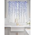 thumbnail image 2 of Navy Blue Polka Dots Living Room Curtains 2 Panel, Vintage Abstract Art Watercolor Cafe Window Treatment, Extra Long Farmhouse Bedroom Bathroom Kitchen Curtains Drapes 104"x72", 2 of 6